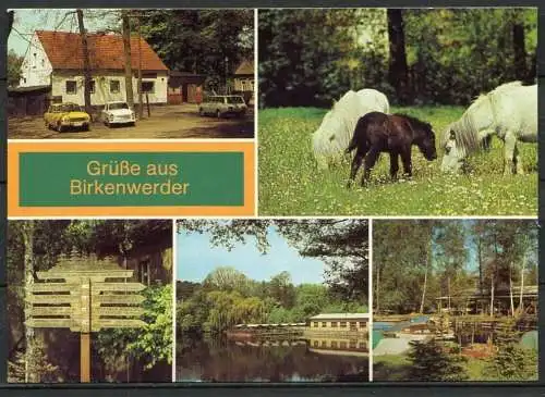 (1235) Grüße aus Birkenwerder / Mehrbildkarte - n. gel. - DDR - Bild und Heimat