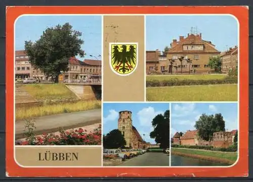 (1224) Lübben / Mehrbildkarte - gel. 1986 - DDR - Bild und Heimat