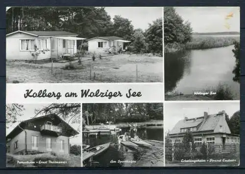 (1211) Kolberg am Wolziger See / Mehrbildkarte s/w - gel. - DDR