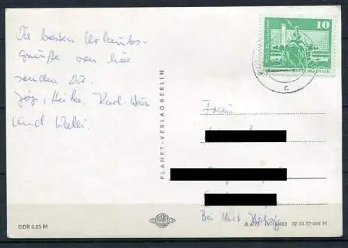 (1211) Kolberg am Wolziger See / Mehrbildkarte s/w - gel. - DDR