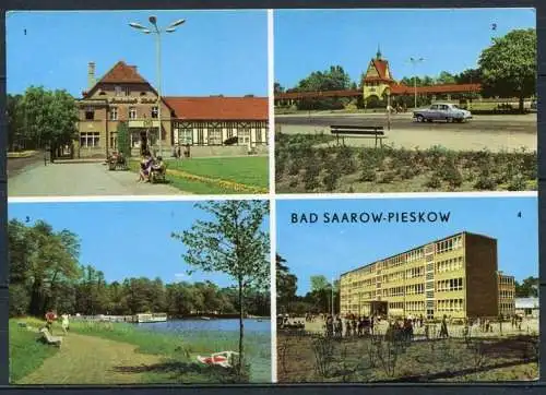 (1200) Bad Saarow-Pieskow / Mehrbildkarte - n. gel. - DDR - Bild und Heimat