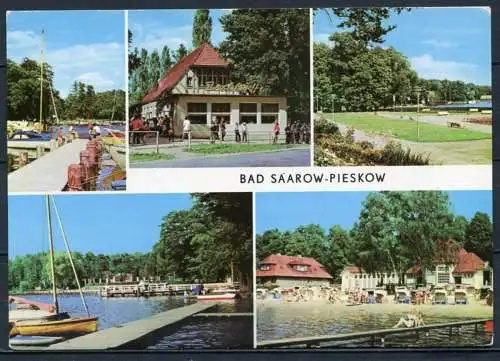 (1199) Bad Saarow-Pieskow / Mehrbildkarte - n. gel. - DDR - Bild und Heimat