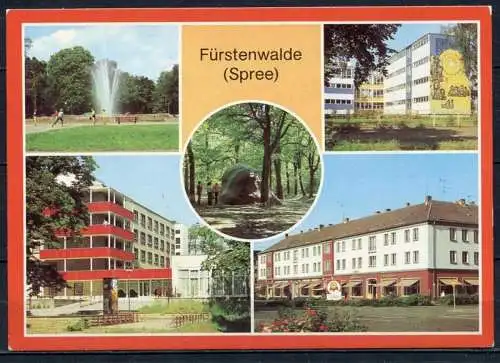 (1194) Fürstenwalde (Spree) / Mehrbildkarte - n. gel. - DDR - Bild und Heimat