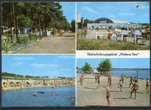(1192) Frankfurt (Oder) / Naherholungsgebiet "Helene-See" / Mehrbildkarte - gel. 1975 - DDR - Bild und Heimat