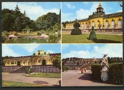(1179) Potsdam - Sanssouci / Mehrbildkarte - n. gel. - DDR - Bild und Heimat