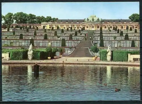 (1173) Potsdam / Schloß Sanssouci - n. gel. - DDR - Bild und Heimat