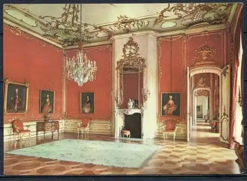 (1171) Potsdam-Sanssouci / Neues Palais / Rotes Damastzimmer - n. gel. - DDR - Bild und Heimat