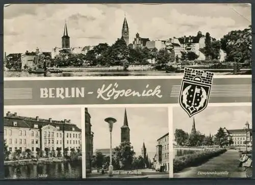 (1145) Berlin / Mehrbildkarte s/w - gel. 1965 - DDR - A 643  B 8/63  Graphokopie HS