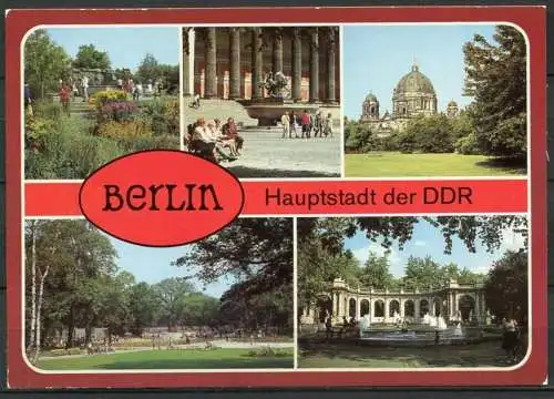 (1129) Berlin / Mehrbildkarte - n. gel. - DDR - Bild und Heimat