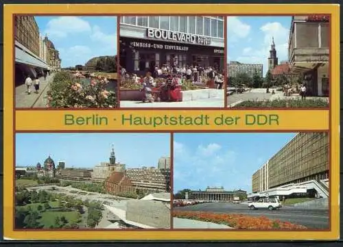(1077) Berlin / Mehrbildkarte - n. gel. - DDR - Bild und Heimat