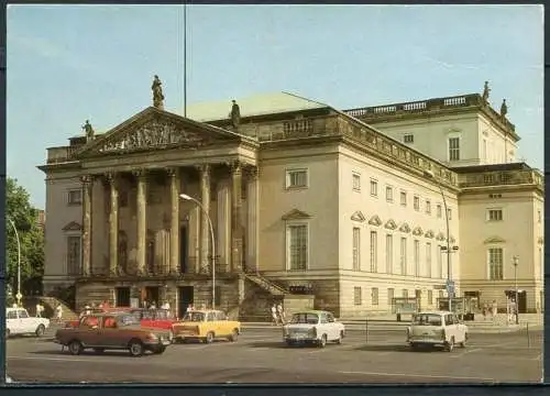 (1070) Berlin / Deutsche Staatsoper / Oldtimer - n. gel. - DDR - Bild und Heimat