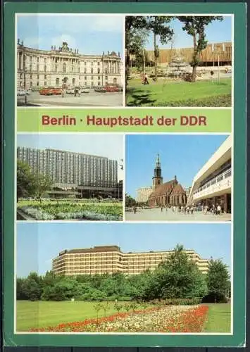 (1063) Berlin / Mehrbildkarte - n. gel. - DDR - Bild und Heimat