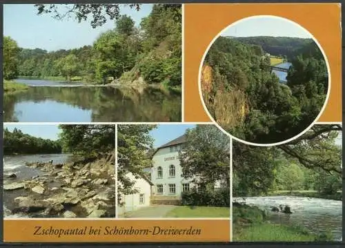 (1056) Schönborn-Dreiwerden / Mehrbildkarte - n. gel. - DDR - Bild und Heimat