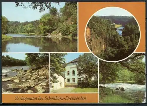 (1054) Schönborn-Dreiwerden / Mehrbildkarte - n. gel. - DDR - Bild und Heimat
