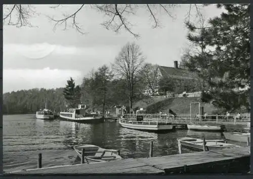 (1046) Kriebstein / Talsperre bei Falkenhain / Bootsanlegestelle - gel. - DDR - Bild und Heimat