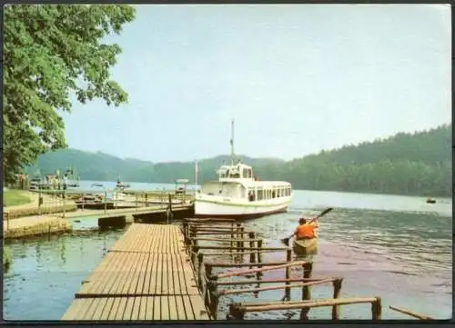 (1043) Talsperre Kriebstein/ Bootanlegestelle - n. gel. - DDR