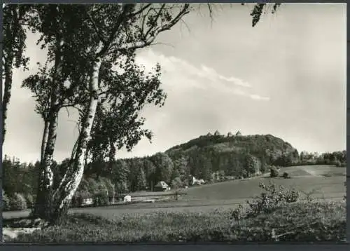 (1018) Augustusburg (Erzgeb.) / Blick vom Birkenwäldchen - gel. 1972 - DDR