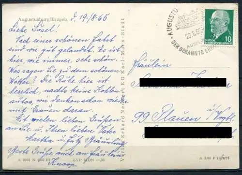 (1017) Augustusburg / Erzgeb. - gel. 1965 - DDR