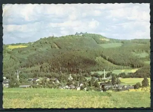 (1000) Blick zur Augustusburg / Erzgeb. - gelaufen 1962 - DDR - S.361 / A 6510 - D 320  Erhard Neubert