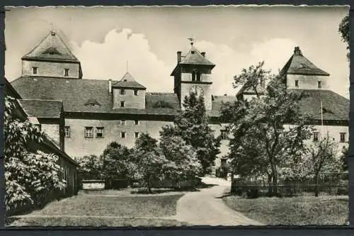 (0996) Schloss Augustusburg / Südansicht der Burg - gel. 1958 - DDR