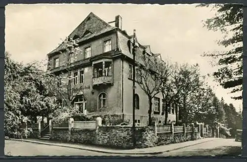(0991) Augustusburg / Villenkolonie / Kaffee Friedrich, Hotel-Konditorei  -  gel. - DDR - T 146/58  Erhard Neubert