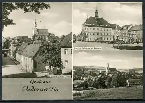(0971) Gruß aus Oederan/ Sa. / Mehrbildkarte - gel. 1971 - DDR