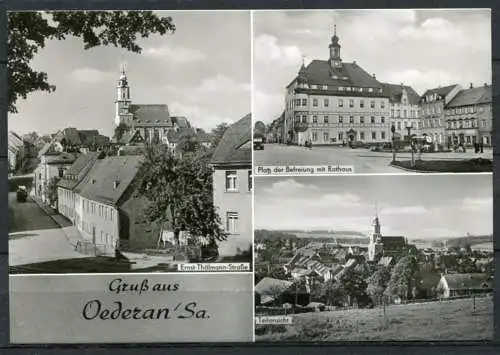 (0970) Gruß aus Oederan/ Sa. / Mehrbildkarte - gel. 1972 - DDR