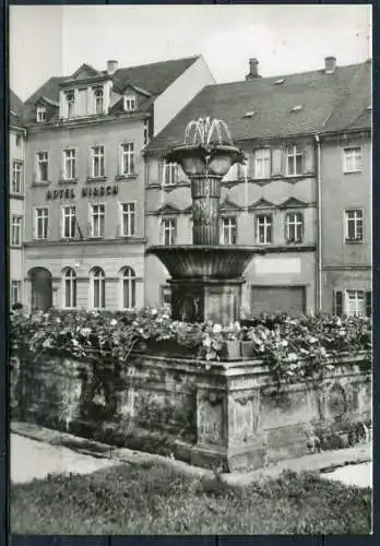 (0969) Oederan (Sa.) / Marktbrunnen - gel. 1974 - DDR