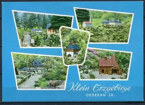 (0964) Oederan / Klein-Erzgebirge / Mehrbildkarte - gel. 1966 - DDR