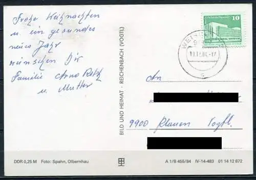 (0960) Spielzeugmuseum Seiffen/Erzgeb. (Sachsen) - gel. 1984 - DDR - Bild und Heimat