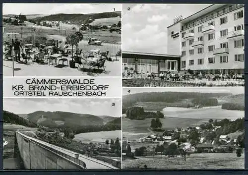 (0955) Cämmerswalde / OT Rauschenbach / Mehrbildkarte s/w - gel. - DDR - Bild und Heimat