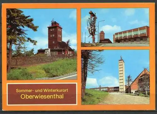 (0932) Sommer- und Winterkurort Oberwiesenthal / Mehrbildkarte - n. gel. - DDR - Bild und Heimat