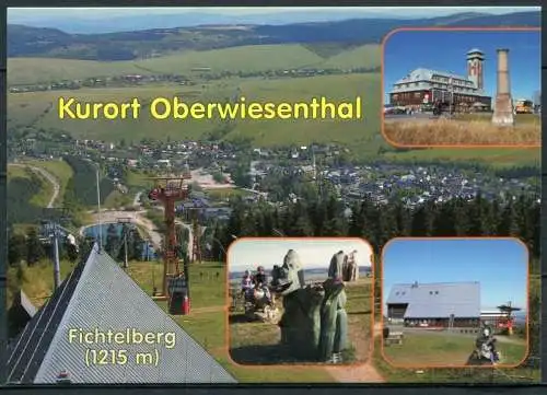 (0909) Kurort Oberwiesenthal/ Erzgebirge - n.  gel. - ANA 232 - Stempel: Bergrestaurant "Himmelsleiter"