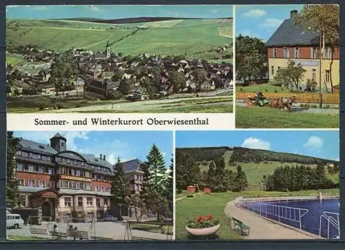(0902) Sommer- und Winterkurort Oberwiesenthal / Mehrbildkarte - gel. 1980 - DDR - Bild und Heimat