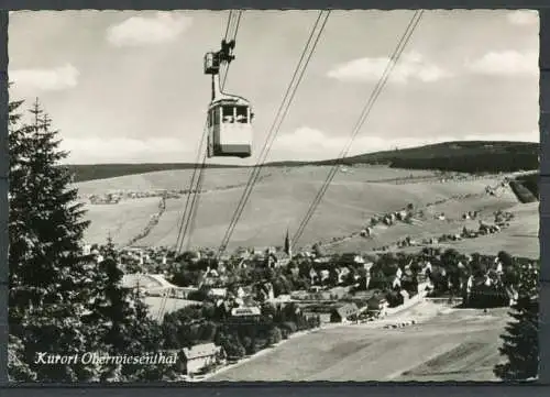 (0898) Kurort Oberwiesenthal / Seilbahn / Schwebebahn - n. gel. - DDR - Graphokopie - Stempel: Fichtelberghaus