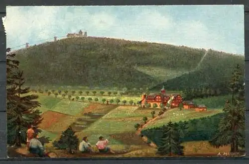 (0897) Erholungsheim "Rotes Vorwerk" / Oberwiesenthal i. Erzgeb. - gel. - DDR - Paul Zirnstein, Oberwiesenthal