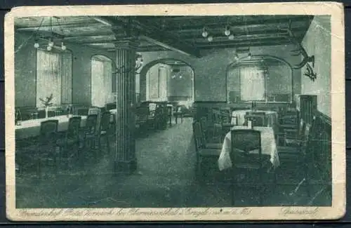 (0895) Fremdenhof Rotes Vorwerk bei Oberwiesenthal i. Erzgeb. / Speisesaal -  Nr. 2 - n. gel. - Albin Meiche