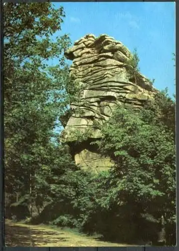 (0875) An den Greifensteinen bei Ehrenfriedersdorf/ Erzgeb./ Felsen - n. gel. - DDR