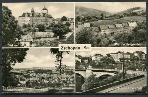 (0871) Zschopau Sa. / Mehrbildkarte s/w - gel. 1964 - DDR - Bild und Heimat  14 1140   A3/63