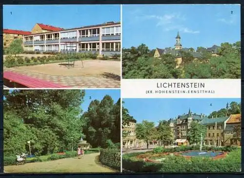 (0868) Lichtenstein/ Mehrbildkarte - n. gel. - DDR - Bild und Heimat  A1/673/80    01 14 0170