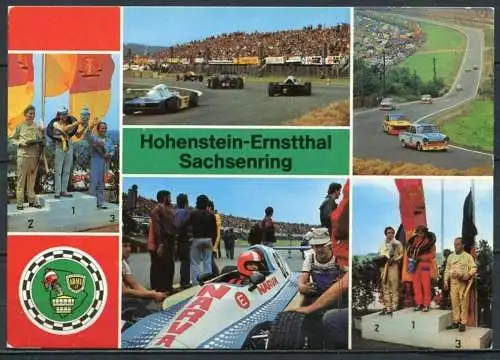 (0866) Hohenstein-Ernstthal / Sachsenring/ Rennfahrer Heiner Lindner / Rennbahn - n. gel. - DDR