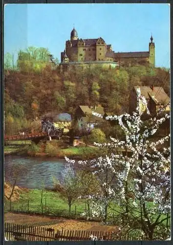 (0850) Rochsburg über Rochlitz/ Blick zur Burg - n. gel. - DDR - Bild und Heimat