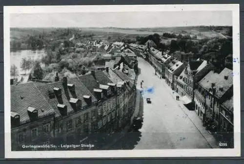 (0842) Geringswalde/ Sa. / Leipziger Straße - gel. - DDR -  A 162/55  Erhard Neubert, Karl-Marx-Stadt