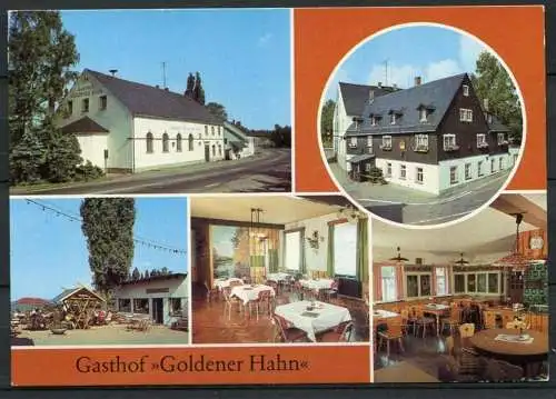 (0827) Gasthof "Goldener Hahn"/ Altenhain/ bei Karl-Marx-Stadt/ Mehrbildkarte - n. gel. - DDR - Bild u Heimat