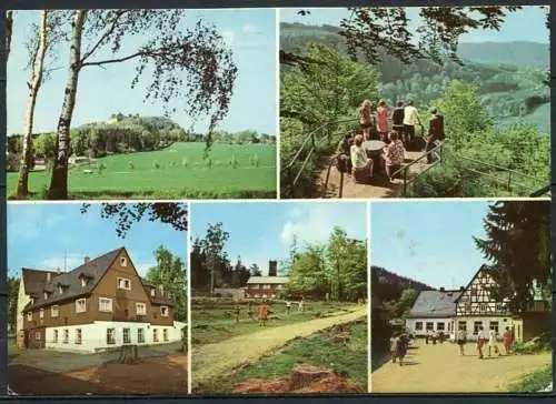 (0824) Rund um das Sternmühlental/ Mehrbildkarte - gel. 1977 - DDR - Bild und Heimat
