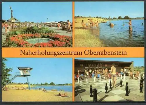 (0811) Karl-Marx-Stadt/  Oberrabenstein/ Mehrbildkarte/ Schach  - n. gel. - DDR - Bild u. Heimat