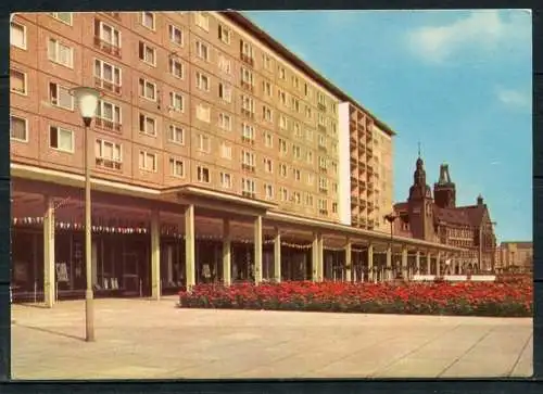 (0799) Karl-Marx-Stadt/ Rosenhof mit Rathaus - gel. 1967? - DDR - Bild und Heimat  588/1343   A 376/67
