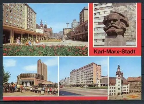 (0789) Karl-Marx-Stadt/ Mehrbildkarte - n. gel. - DDR - Bild und Heimat   A1/709/80    01 14 0396