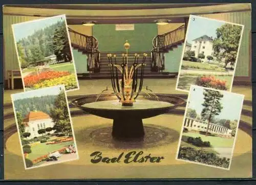 (0748) Bad Elster/ Mehrbildkarte - gel. 1968 - DDR - S 1/67-5852  Auslese-Bild-Verlag Bad Salzungen