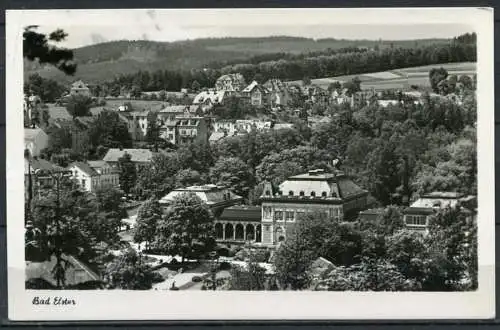 (0734) Bad Elster/ Blick auf die Stadt - gel. 1956 - DDR - Nr. 27122   A 44/55  Brück & Sohn, Meißen